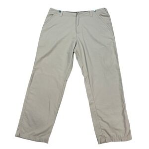 Royal Robbins Mens Hiking Travel‎ Pants 38x30 Beige Relaxed Nylon